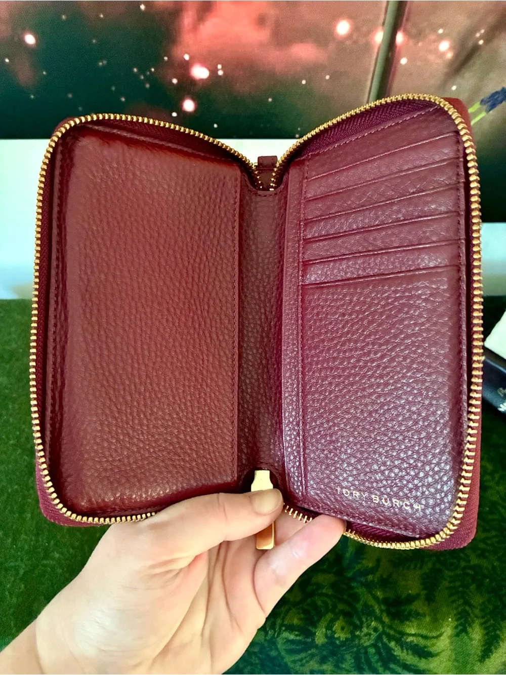 Tory Burch Quilted Leather Wallet/Wristlet